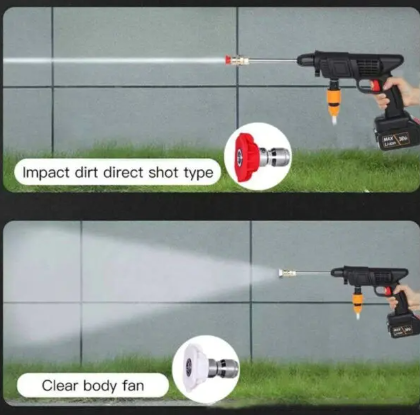 Rechargeable High Pressure Car Washer Spray Gun